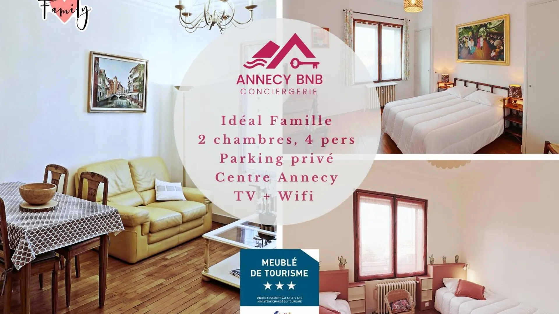 Le Family Lodge 2 Chambres 4 Personnes Classe 3 Etoiles location